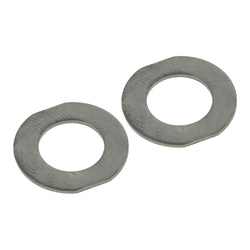 Set: 2x spacer disc 1.0 mm for piston for Simson S51, SR50, KR51/2, S50 - hardened