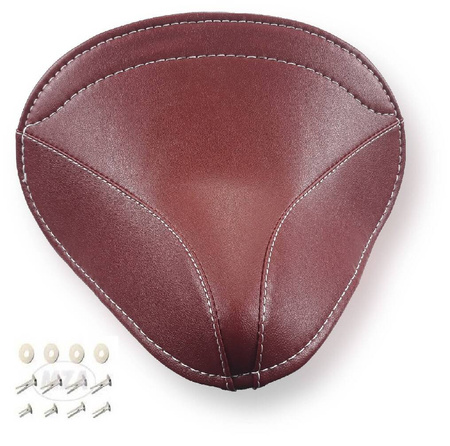 Simson SR2/SR2E Seat Cover with Split Rivets - Bordeaux
