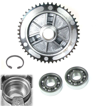 Mitnehmer 48 Lager 6005 6204 Sicherungsring Hinterradantrieb MZ ETZ 250 251 301