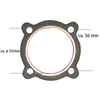DKW RT 125/2 cylinder head gasket with copper sealing ring