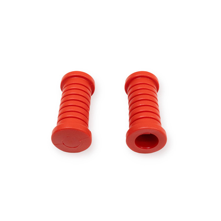 Footpeg Rubber Pair for Simson S50 S51 S53 S70 S80 KR51 SR4 SR50 SR80 - Red