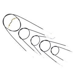 Bowden cable kit for NSU Quickly N/S from F.No.651959 3-speed black