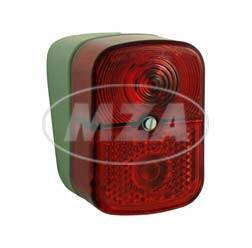 Taillight round ø120mm (E-mark) for Simson S51 KR51 SR50 S53 S83, MZ ETZ