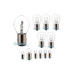 Incandescent light bulb 12V 35 / 35W BA20d bilux lamp S2 E-mark