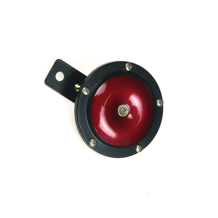 Horn 6V ø90 for Simson S51 S70 SR50 Herkules Kreidler Zündapp - red / black