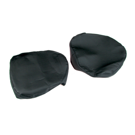 (Pair) Seat cover suitable for MZ ES250 / 2 Trophy - black, structured