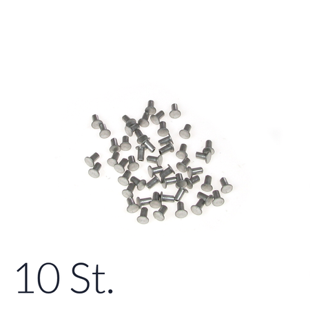 10x Nieten 4x13mm für Kupplungsbeläge aus Alu Kupplungsbelag Bremsbelag