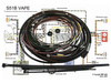 Wiring harness for Simson S50, S51, S70 electronics with colored circuit diagram | Complete set