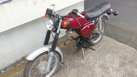 Powder-coated Fuel Tank Set for Simson S51 — RAL Metallic (Candy)