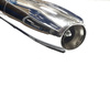 Pair Chrome Exhaust Mufflers for CZ 350 6V