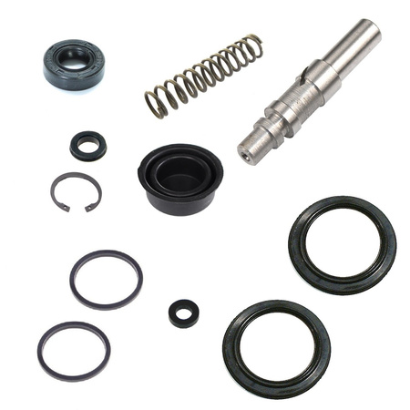 Brake Master Cylinder Rebuild Kit (Round) for MZ ETZ Motorcycle — 11-piece