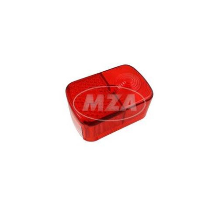 Simson Schwalbe KR51 Square Tail Light Cap (E‑Mark) SR4-1/2/3/4