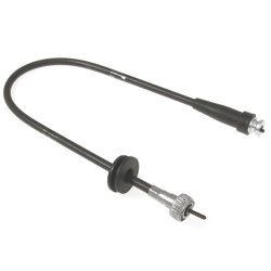 Speedometer cable with rubber boot for IFA RT125/0 - 550mm, black