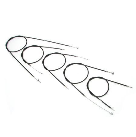 Bowden Cable Set for DKW NZ250 (5-piece) – Black