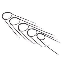 Zestaw cięgien Bowdena dla NSU Quickly N, S (od F.Nie. 482755 do 651958) - czarny