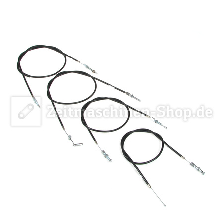 Bowden Cable Kit for Zündapp M50 Bergsteiger: Throttle, Brake, Clutch, Gear