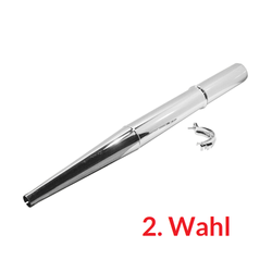 Wydech + zacisk do Simson S50 S51 S70 KR51/2 SR50 chromowany 2.Wybór ø28mm