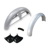 Front & Rear Mudguards with Brace for Simson S50/S51 - Silver