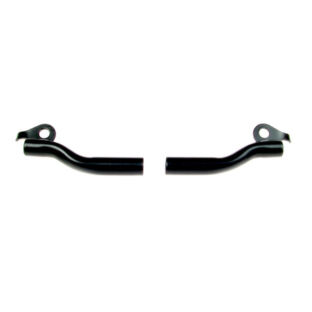 (Pair) Front indicator bracket (square) black suitable for Simson SR50 SR80