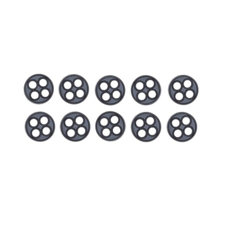 10x Fuel Petcock Gaskets 4‑Hole Ø15.6mm for ROMET