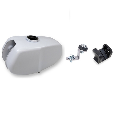 Replacement Fuel Tank + Rubber Adapter & Mounting Kit for Simson S51/S50