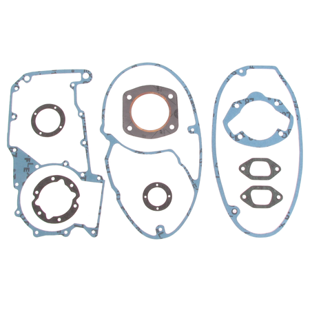 Gasket set + head gasket with copper burner ring for MZ ES 250/2 (10 pieces)