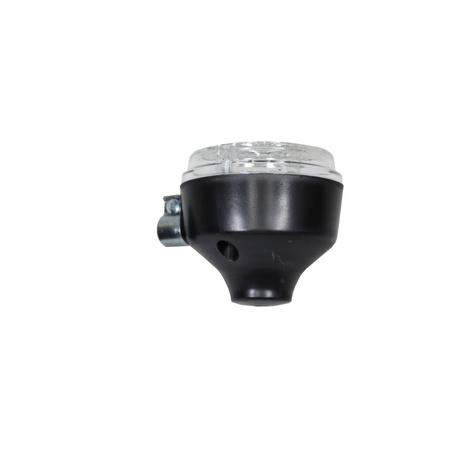 Front Turn Signal w/ E-Mark (Black/White) for Simson S50/S51/S70/MZ/TS/ETZ