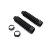 Pair Telescopic Fork Gaiters + Caps & Clamps for Simson S50 S51 SR50 SR80
