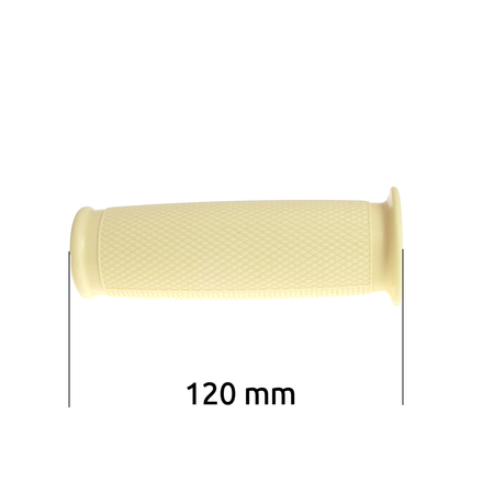 Grips (pair) spherical shape suitable for Simson SR1 SR2 KR50 Sparrow - beige