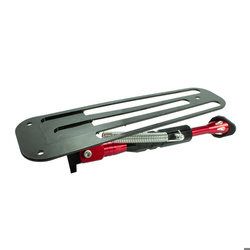 Seitenständer für Trittbrett Set für Simson Schwalbe KR51/1 KR51/2 - rot