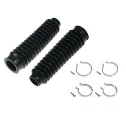 Pair Telescopic Fork Gaiters & Clamps for IFA MZ BK (new) & DKW RT125