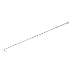Brake Rod for Simson S50 — Chrome, 455mm, with Spring and Nut