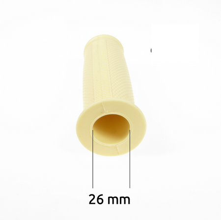 Grips (pair) spherical shape suitable for Simson SR1 SR2 KR50 Sparrow - beige