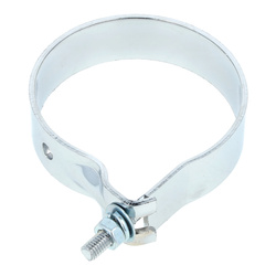 Chrome Mounting Clamp for Exhaust Pipe for simson KR51/1, SR4-2, Old Version