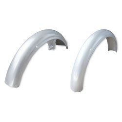 Set of 2 Silver Front & Rear Fenders/Mudguards for Simson S50/S51/S70