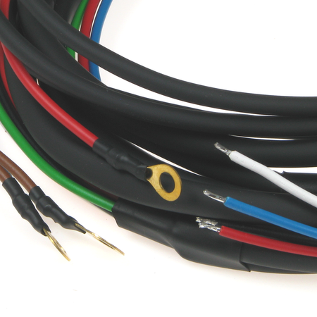 Zundapp DB 204/DB 203 wiring harness with color wiring diagram