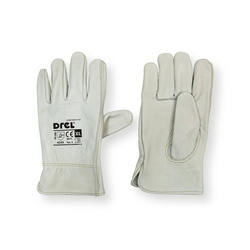 Leather Work & Welding Gloves XL - Protective Motorcycle Gloves