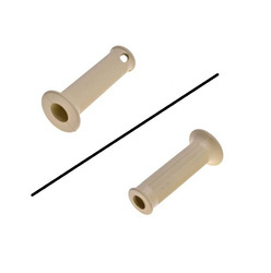 Left handlebar grip with hole for Simson AWO/KR51/SR4, MZ, IWL, beige