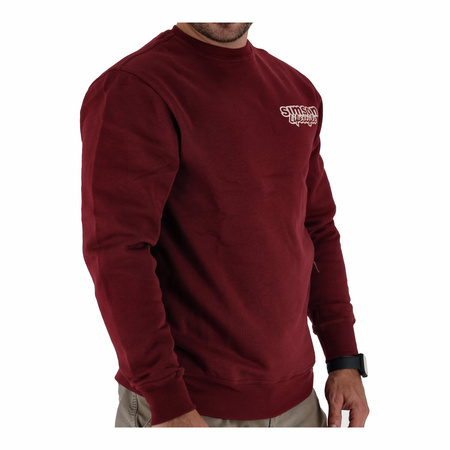 Sweater "SIMSON Lifestyle" Color: blackberry, Size: XXXL