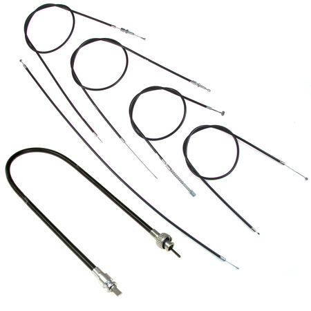 NSU Quick Bowden Cable Kit & Speedometer Cable (6-piece)