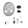 Headlight kit (flat glass) + Socket, Dust Cap & Bulbs for MZ ETZ/TS