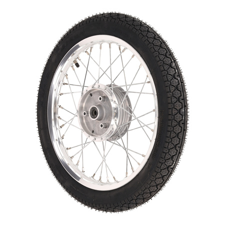 Complete Wheel 1.6x16" Alloy Rim for Simson KR51/S50/S51 - Summer Tire