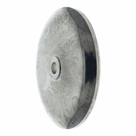 Polished Aluminum Front Hub Cap for Simson KR51, S50, S70 - Glossy