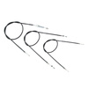 Bowden Cable Kit for MZ RT125/1 RT125/2 - Black (3-piece)