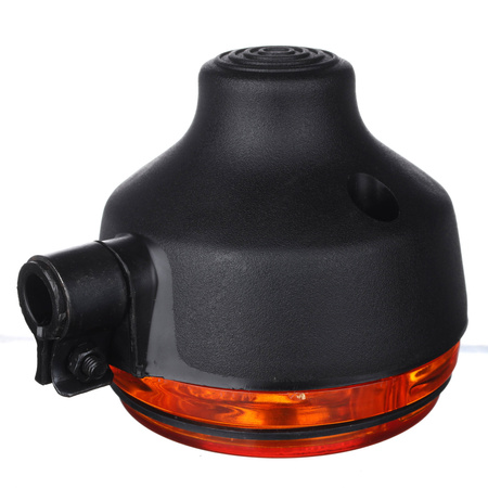 Front Turn Signal E‑Mark Black/Orange for Simson S50/S51 & MZ TS/ETZ