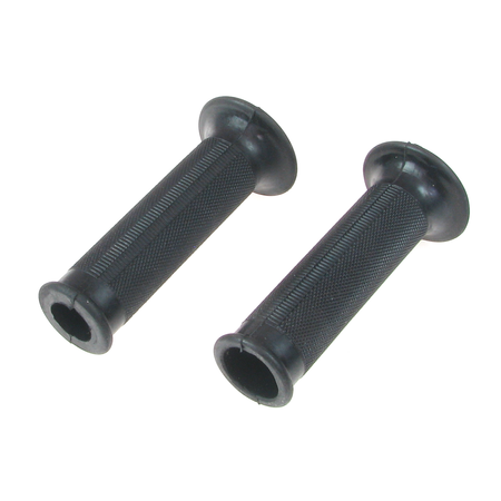 Pair of rubber grips with collar for Simson AWO KR51 SR4, MZ ES ETS TS BK350 RT125 IWL