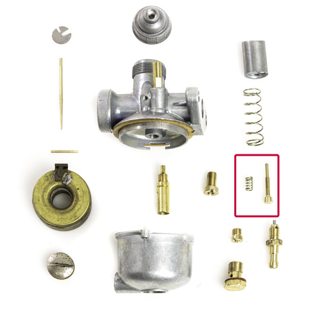 Idle stop screw for NKJ 123-4 carburetor, Simson SR1 SR2 Spatz KR50