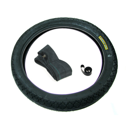 Fortune 3.50x18 Tire + Tube & Rim Tape for MZ ES/TS/ETZ Motorcycles