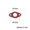 Flange gasket ø16mm carburettor for Simson S50 S51 SR50 SR80 KR51 Schwalbe SR4-2