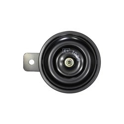 12V Scooter Horn Ø70mm for Chinese Models - Black, E‑Mark